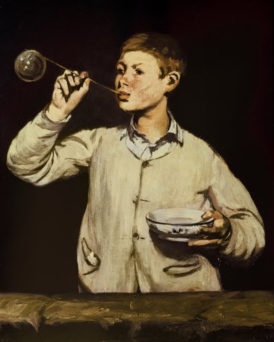 Boy Blowing Bubbles, 1867-69 by Édouard Manet